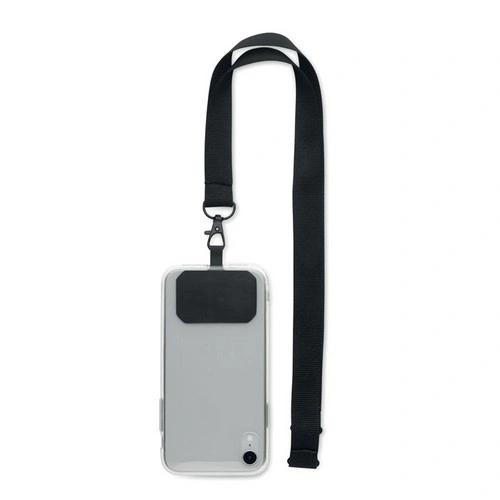 Lanyard de poliéster con soporte para teléfono ref MO2120