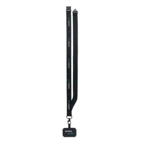 Lanyard de poliéster con soporte para teléfono ref MO2120