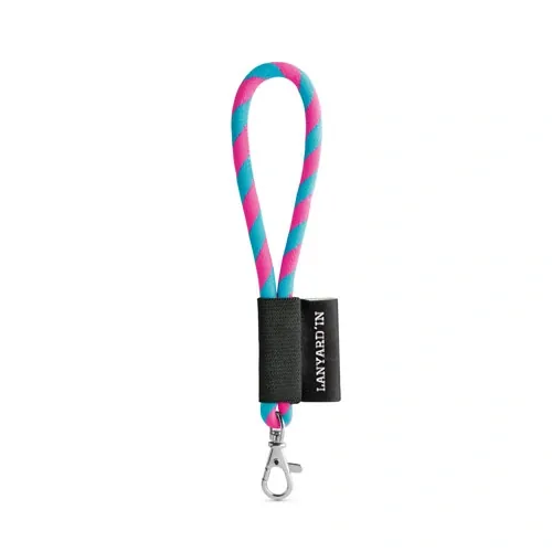 Lanyard personalizado en poliamida con 17 colores ref 75125 - Rosa Hexachrome