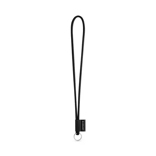 Lanyard personalizado en poliamida con etiqueta sublimada ref 75093 - 300 Negro