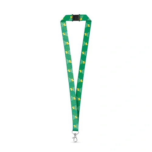 Lanyard reciclado personalizable en ambos lados ref 94973 - Blanco
