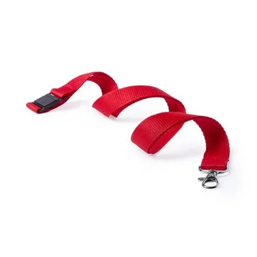 Lanyard de poliéster con cierre de seguridad ref 6102 - 12