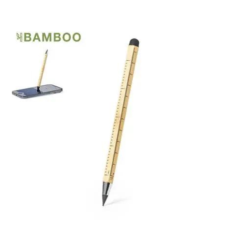 Lápiz eterno multifunción en bambú escritura infinita ref 1580 - vista 1