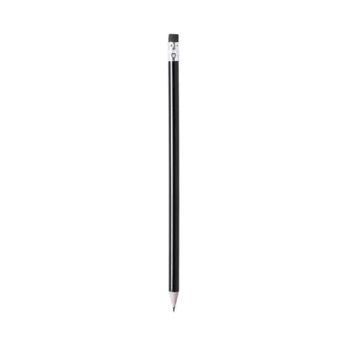 Lápiz de madera con punta afilada y goma a juego ref 5643