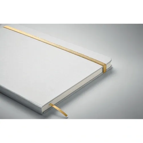 Libreta A5 reciclada con tapa dura y marcapáginas ref MO2578 - Oro Item Detail Picture