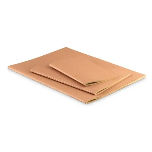Libreta A5 tapa cartón 40 hojas papel reciclado ref MO9867 - Top Beig