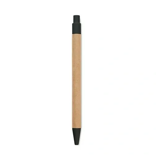 Libreta A5 reciclada con bolígrafo y cinta elástica ref MO2396 - 2 Negro