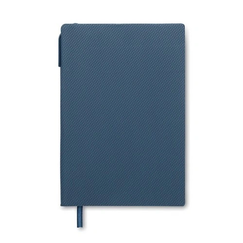 Libreta A5 con tapas duras y bolígrafo giratorio ref MO2524