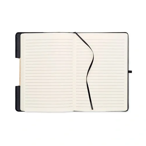 Libreta A5 tapa dura RPET con soporte para smartphone ref MO6576