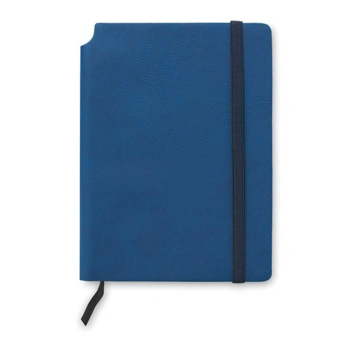 Libreta A5 flexible con bolsillo y marca páginas ref MO9108