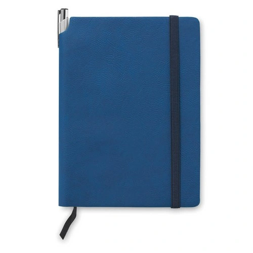 Libreta A5 flexible con bolsillo y marca páginas ref MO9108