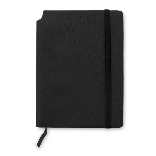 Libreta A5 flexible con bolsillo y marca páginas ref MO9108