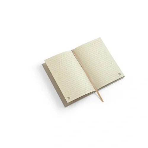 Libreta A5 tapa dura de papel de caña de azúcar ref 93286 - Natural 03