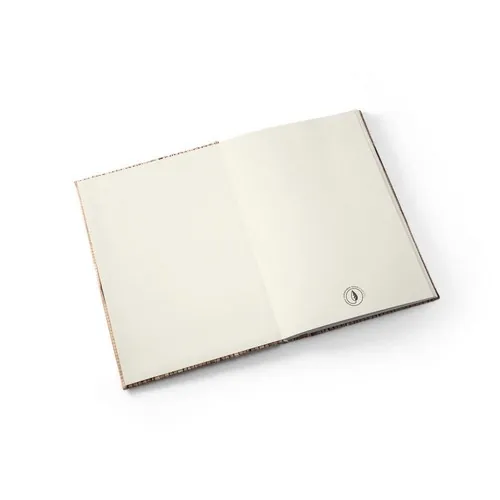 Libreta A5 tapa dura personalizable en fibra de paja ref 93275 - Natural 03