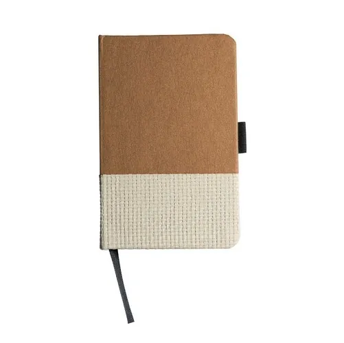 Libreta A6 ecológica personalizable para notas ref KR17 - Natural