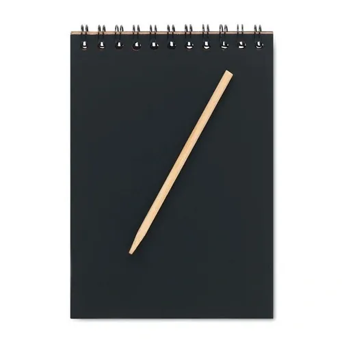 Libreta Kraft con 10 Hojas Negras para Rascar ref MO6699 - Back Madera