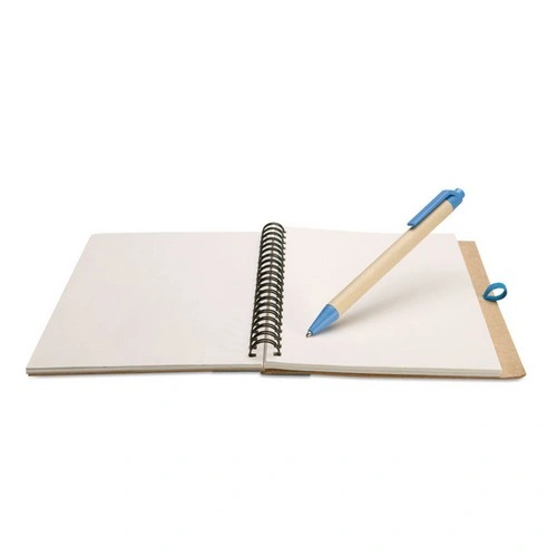Libreta ecológica con bolígrafo biodegradable ref IT3775