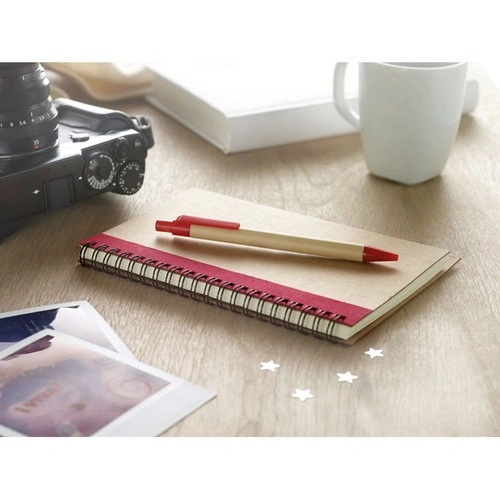 Libreta ecológica con bolígrafo biodegradable ref IT3775