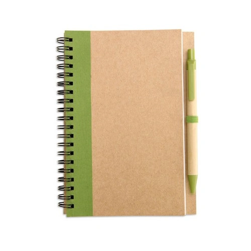 Libreta ecológica con bolígrafo biodegradable ref IT3775