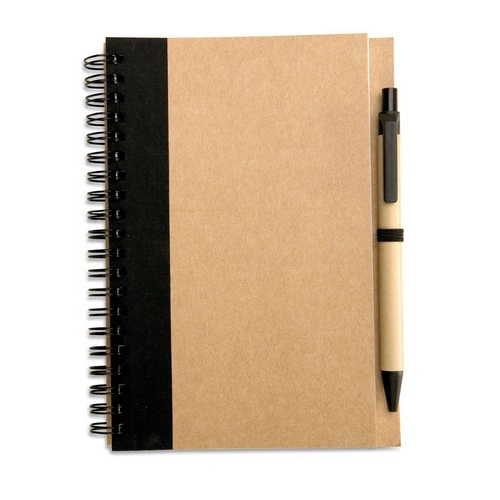 Libreta ecológica con bolígrafo biodegradable ref IT3775