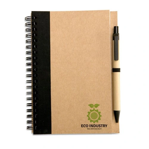 Libreta ecológica con bolígrafo biodegradable ref IT3775