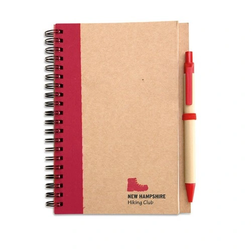 Libreta ecológica con bolígrafo biodegradable ref IT3775