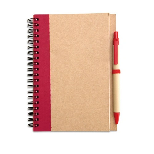 Libreta ecológica con bolígrafo biodegradable ref IT3775