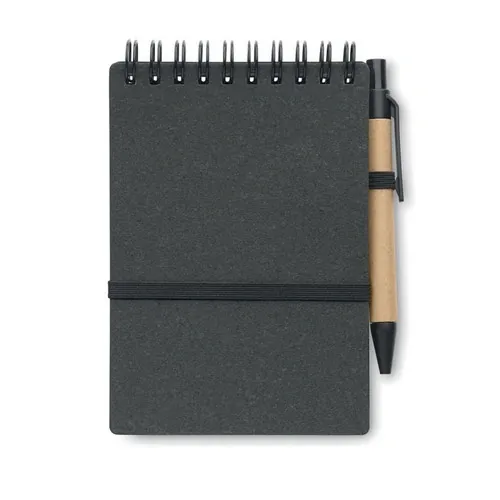 Libreta reciclada con bolígrafo a juego ref MO2481