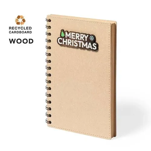 Libreta de anillas navideña con diseño eco ref 2700 - vista 1