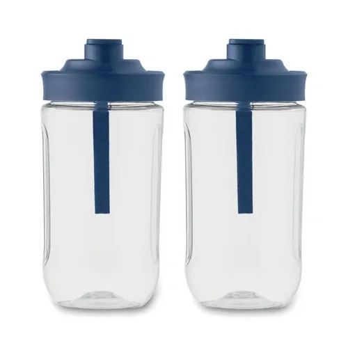 Licuadora portátil con cuchilla de 6 hojas y 2 vasos ref MO2574 - Azul 2
