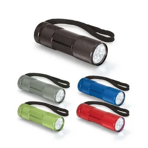 Linterna de aluminio con 9 LEDs y mango ergonómico ref 94736 - 00