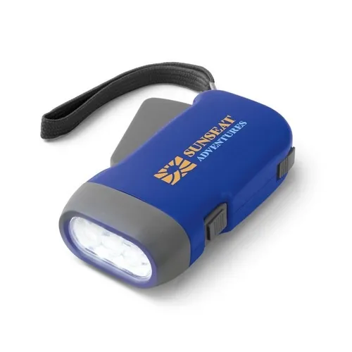 Linterna Dynamo con 3 leds y dos opciones de uso ref 94720 - Azul