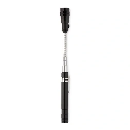 Linterna extensible 57 cm con 3 luces LED y imán ref MO8621 - Back Negro