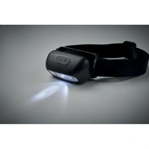 Linterna frontal recargable con 3 modos de iluminación ref MO2428 - Negro 7