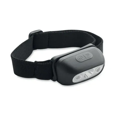 Linterna frontal recargable con 3 modos de iluminación ref MO2428 - Negro