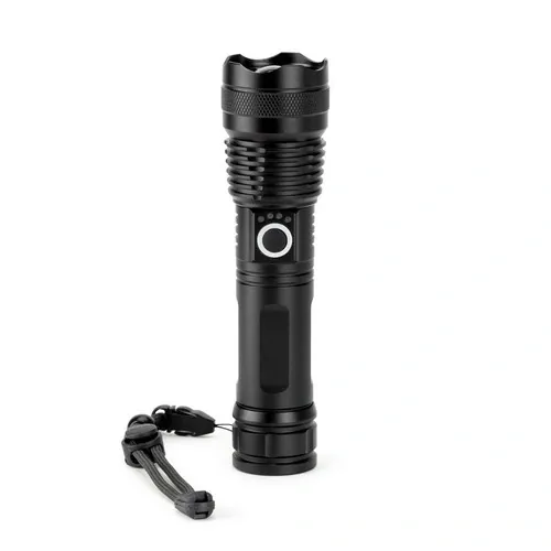 YVIAN Linterna recargable de aluminio 10 W con 5 modos ref 98163 - Negro