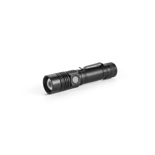 Linterna recargable de aluminio 300 lúmenes ref 98147 - Negro