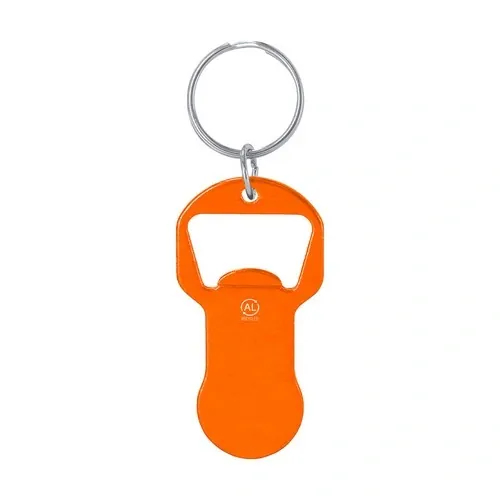 Llavero abridor Belarox personalizable y funcional ref 22087 - Naranja