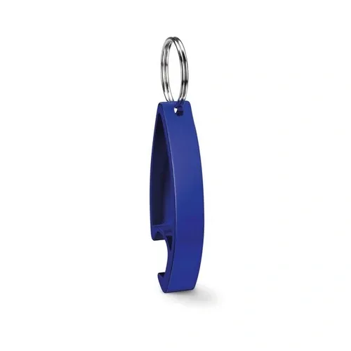 Llavero abridor de aluminio brillante ref MO8664 - Azul