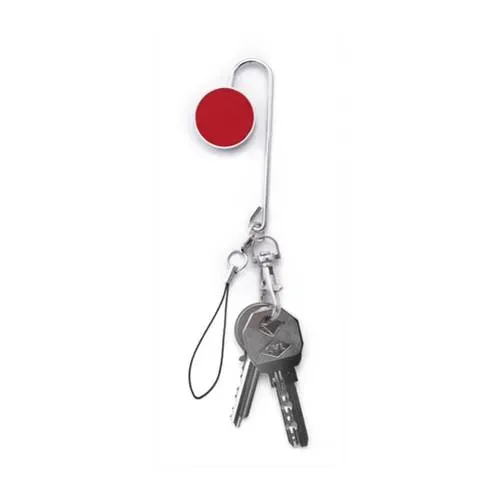 Llavero cuelgabolsos metálico con corona de colores ref 4526 - 00