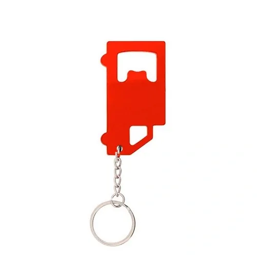 Llavero camión con abridor clásico ref TR47 - Rojo