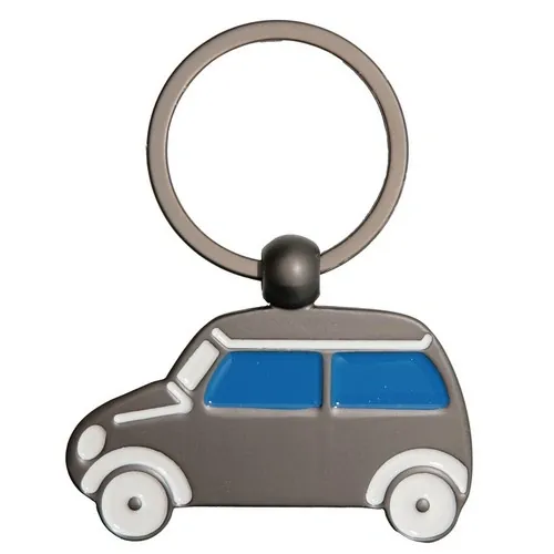 Llavero coche con metal esmaltado Router ref RO41 - Azul Marino