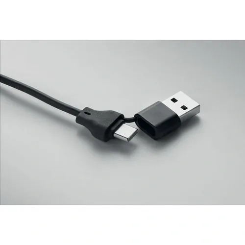 Set de cables 4 en 1 con llavero carga rápida 60W ref MO2451 - Negro 2