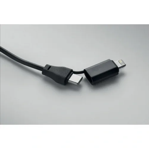 Set de cables 4 en 1 con llavero carga rápida 60W ref MO2451 - Negro 3