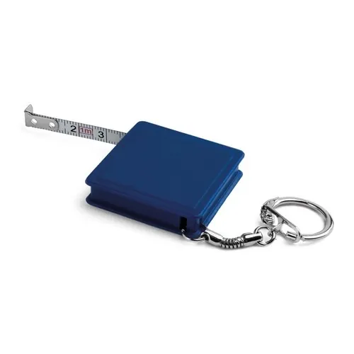 Llavero con flexómetro de 1 m práctico y compacto ref 94124 - Azul 02