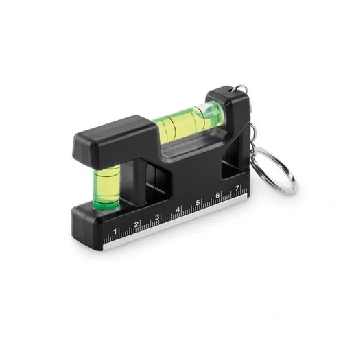 Llavero ABS doble nivel con base magnética ref MO2467 - Negro