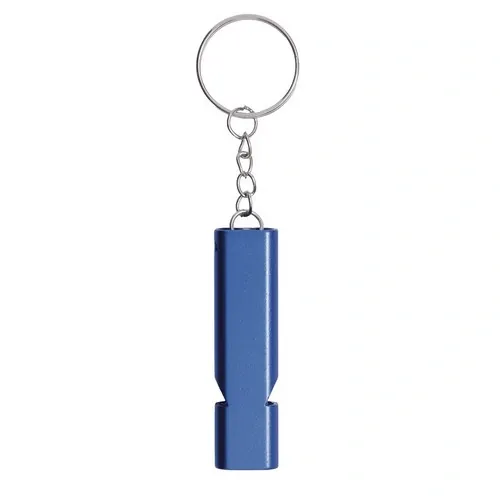 Llavero de aluminio LLIRIAN con silbato Ref LL11 - Azul Marino