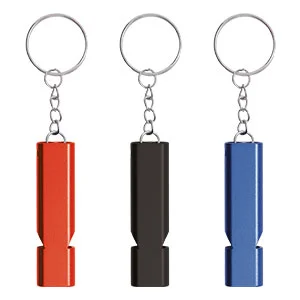 Llavero de aluminio LLIRIAN con silbato Ref LL11 - Azul Royal