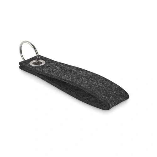 Llavero de fieltro RPET rectangular ecológico ref MO6508