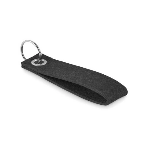 Llavero de fieltro RPET rectangular ecológico ref MO6508